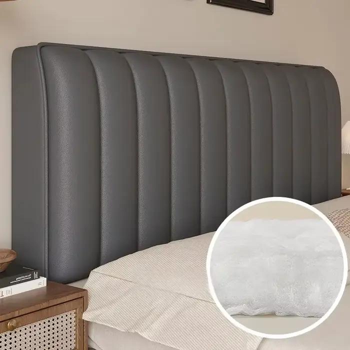 Housse de tête de lit en cuir PU