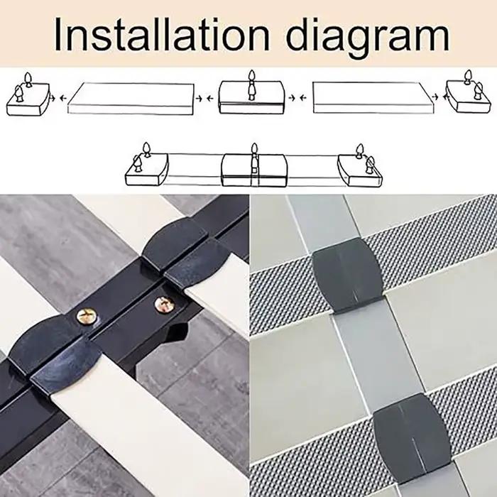 12/20 pièces Accessoires de fixation pour lattes de lit