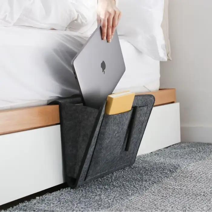 Sac de rangement suspendu en feutre