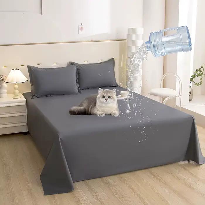 Drap plat de lit imperméable en TPU