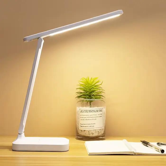 Led Tactile Table Pliante Lampe De Chevet Lecture Protection Des Yeux Nuit