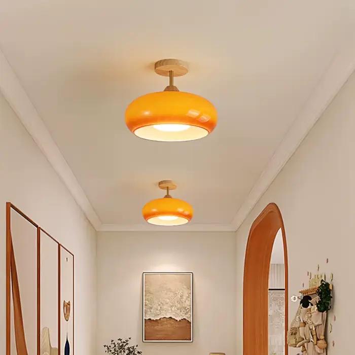 Plafonnier style crème pour balcon