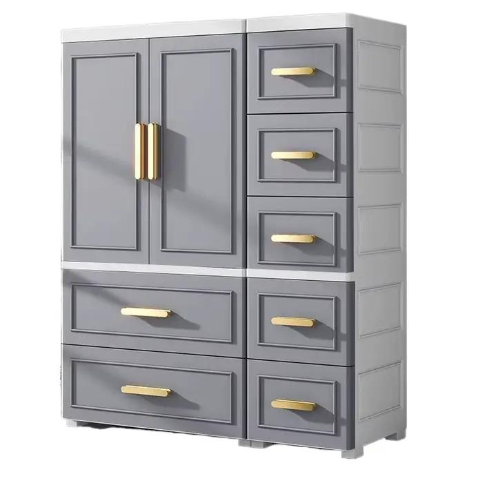 Tiroir empilable armoire robes esthétiques en plastique appartement
