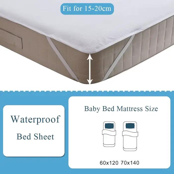 Drap de lit imperméable pour matelas de lit de berceau