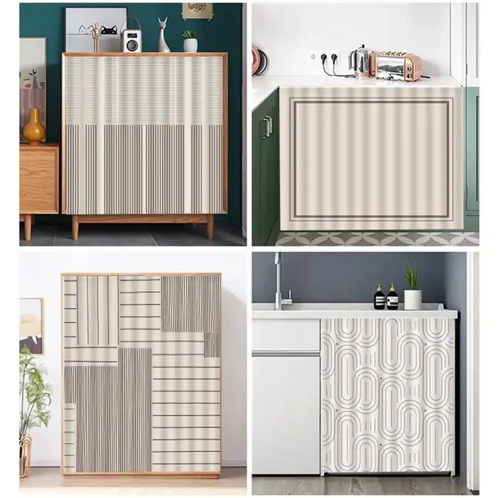 Rideau d'armoire auto-adhésif