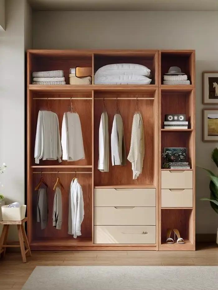 Armoire en bois pour chambre à coucher