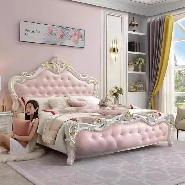 Lit en bois créatif pour filles