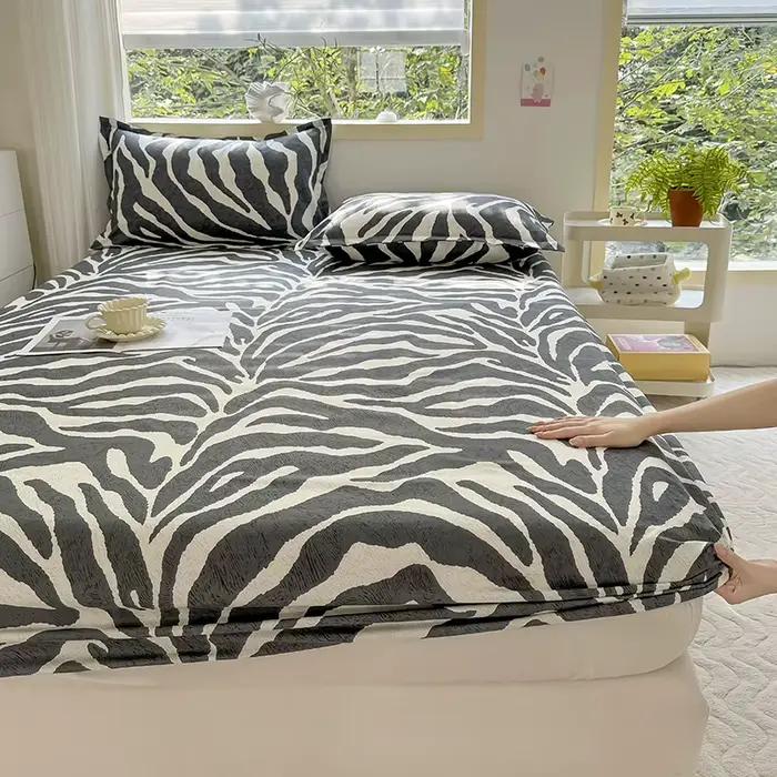 Drap de lit avec bande élastique