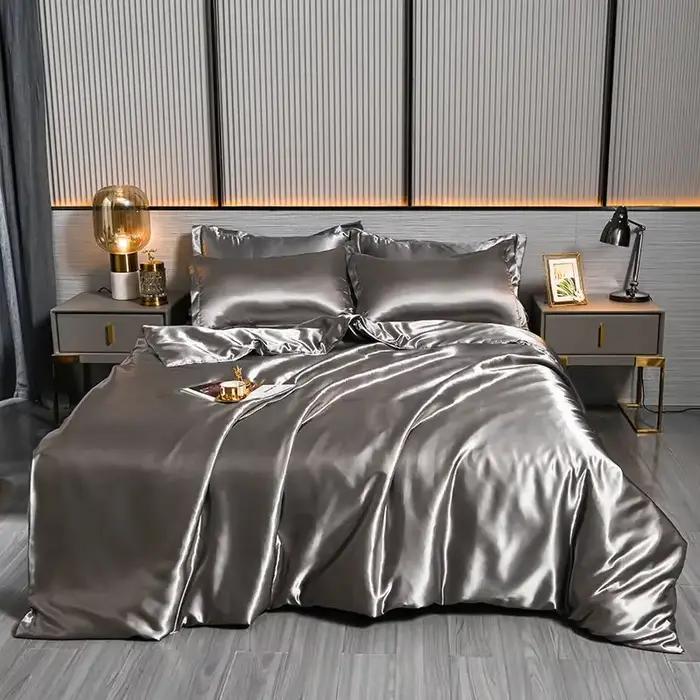 Parure de lit de luxe 100% soie