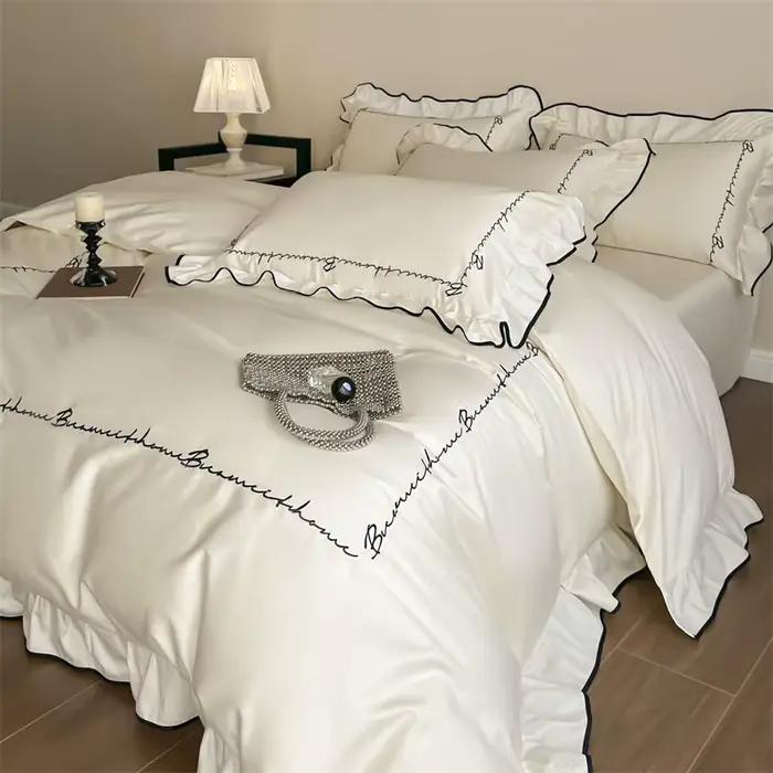 Parure de lit de luxe en coton égyptien