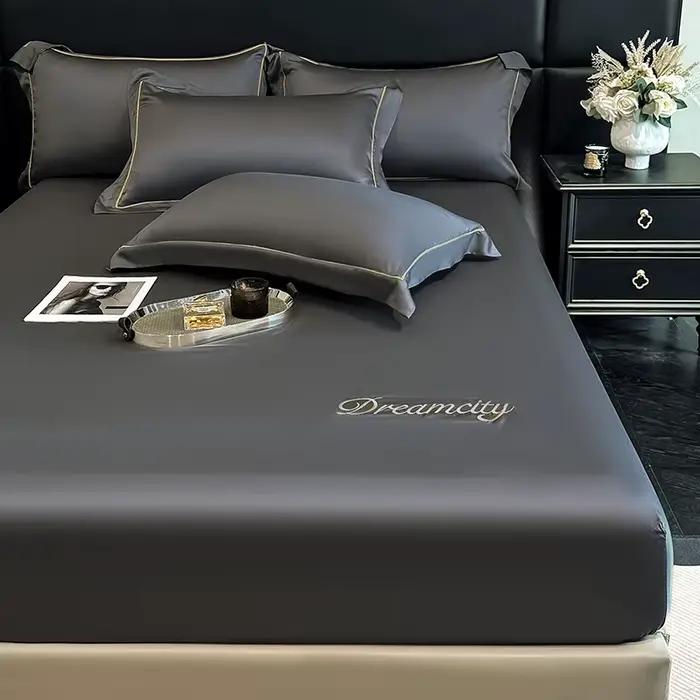 Drap-housse de luxe en satin