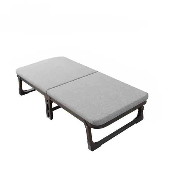 Pieds rembourrés lit pliant cadre minimaliste nordique couchage lit
