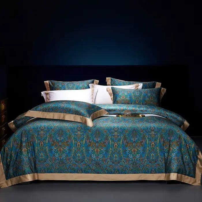 Parure de lit bohème 100% coton égyptien