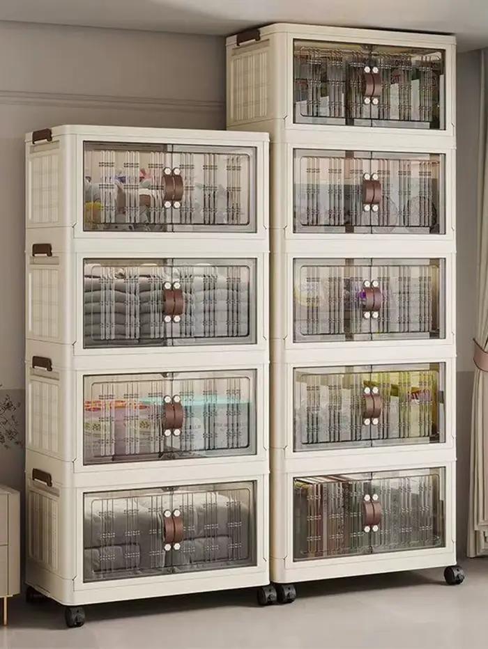 Armoire de rangement élargie et épaissie