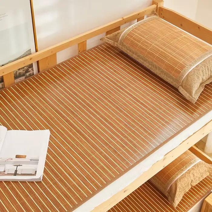 Matelas double face en bambou pour lit d'été