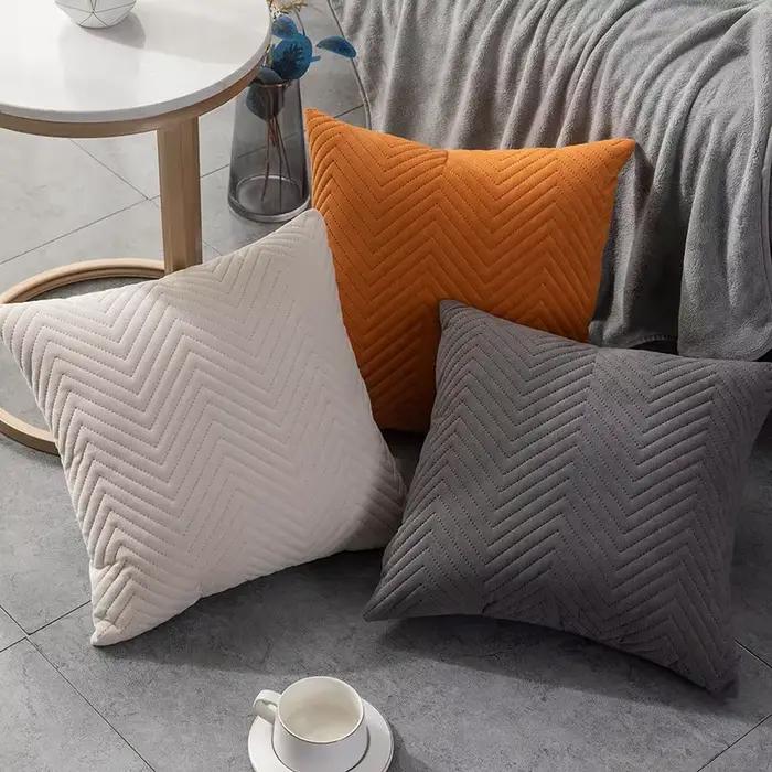 Taie d'oreiller en velours