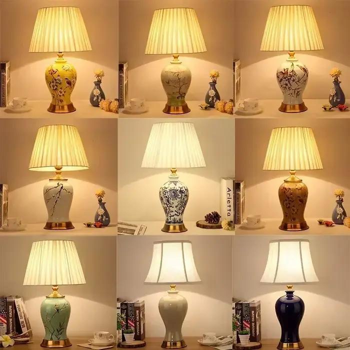 Lampe de Table en céramique chambre