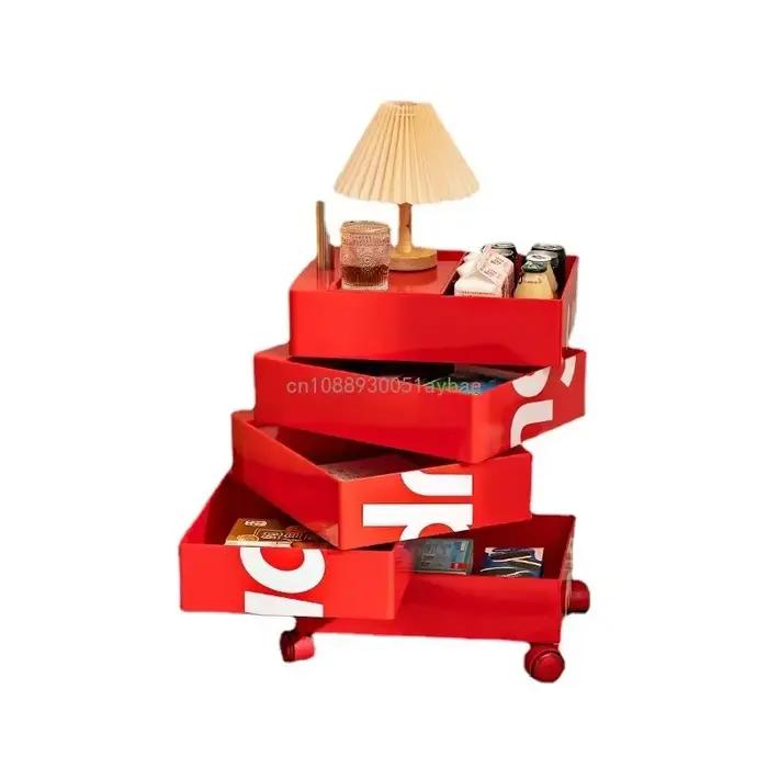 Table de chevet rotative amovible à 360 degrés