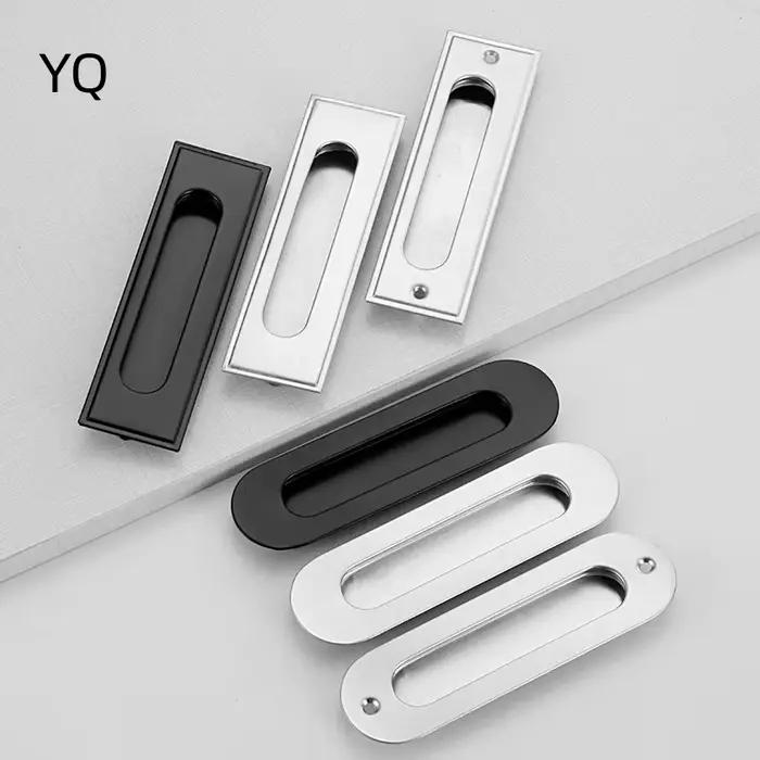 Poignées de porte coulissantes encastrées
