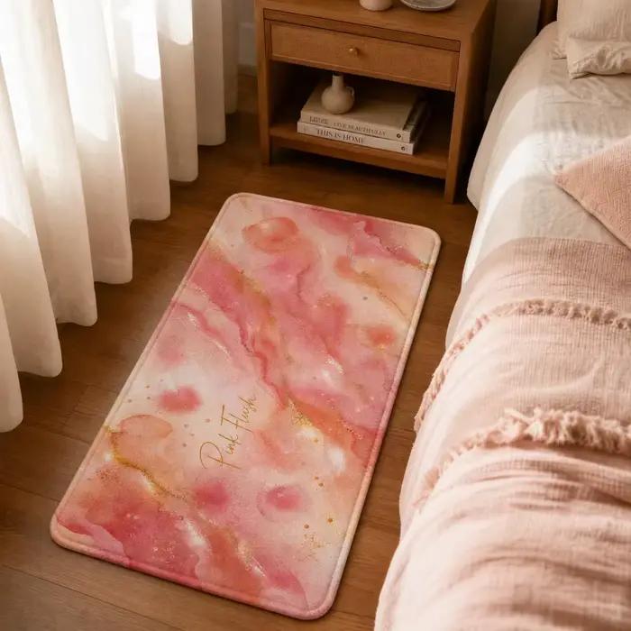 Tapis de chevet en flanelle