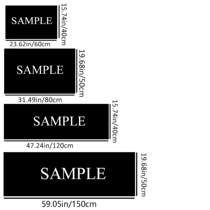 Tapis de couloir modernes longs et abstraits