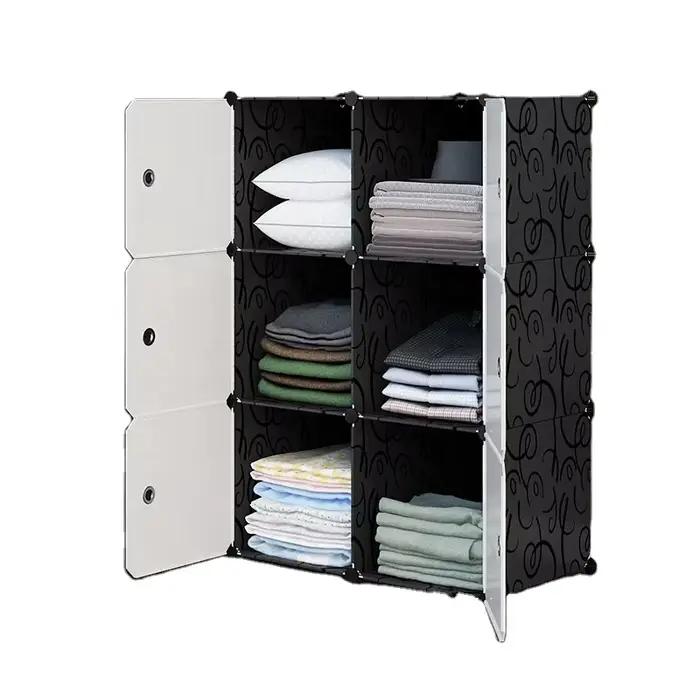 Armoire de rangement pliable économique pour salon et chambre