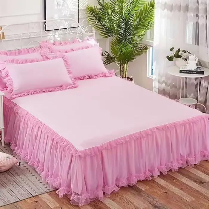 Jupe de lit princesse élégante