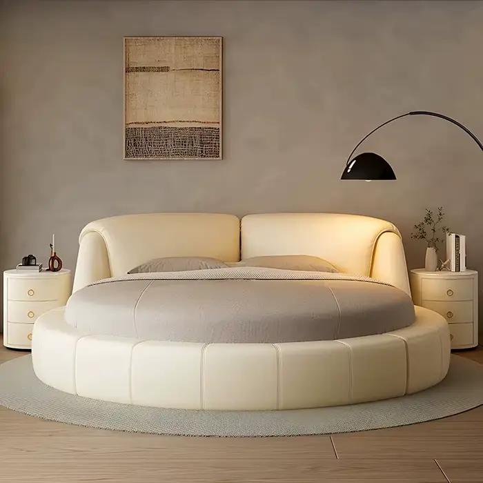 Lit rond pour hôtel, lit princesse pour filles