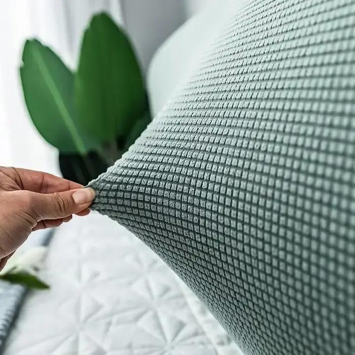 Housse de tête de lit élastique - Protection anti-poussière épaissie pour lit
