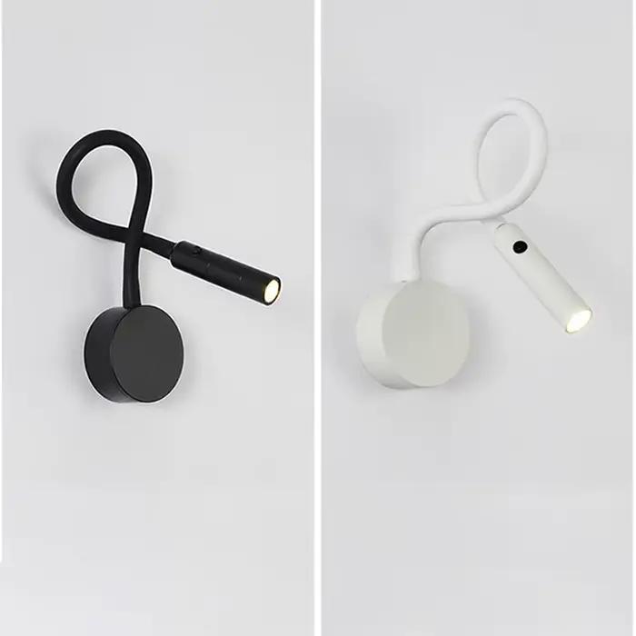 Applique murale de chevet LED rotative