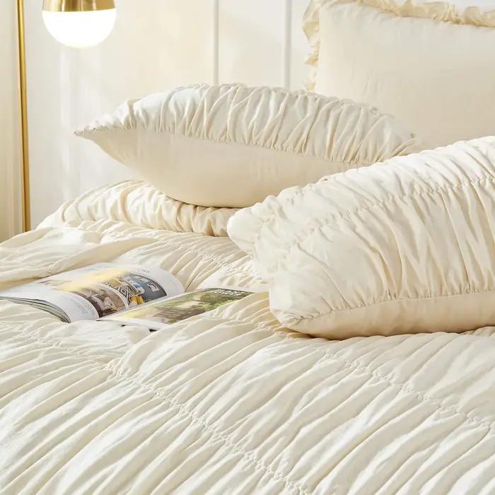 Parure de lit bohème froissée moelleuse