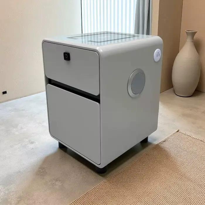 Tiroir européen Table De chevet chargeur minimaliste Unique commode
