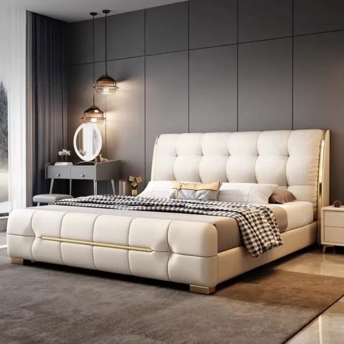 Lit Corium noir Design haut De gamme chambre moderne lit enfant en bas âge mariage luxueux Cama De Lujo Para dortoir meubles De maison