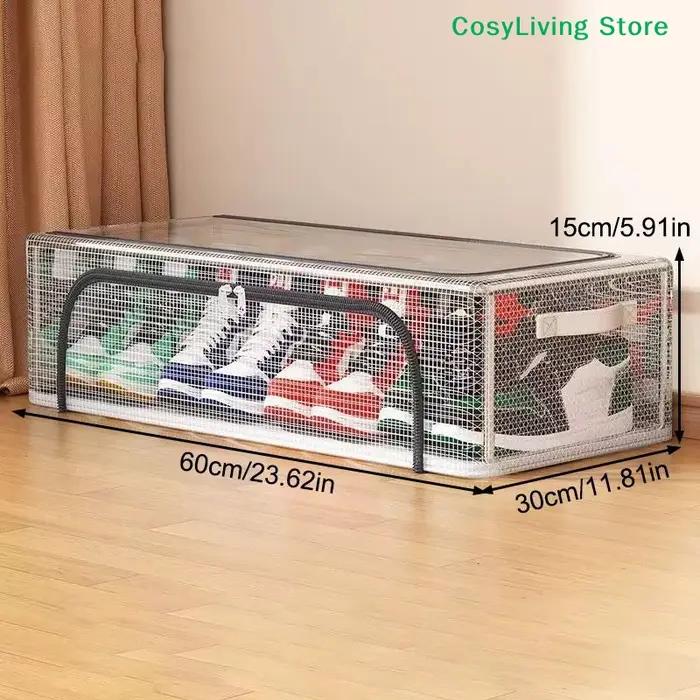 [CL]Boîte de rangement transparente pour chaussures de sport et talons hauts