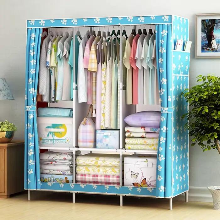 Garde-robe à grille simple renforcée