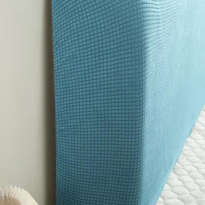 Housse de tête de lit bleue