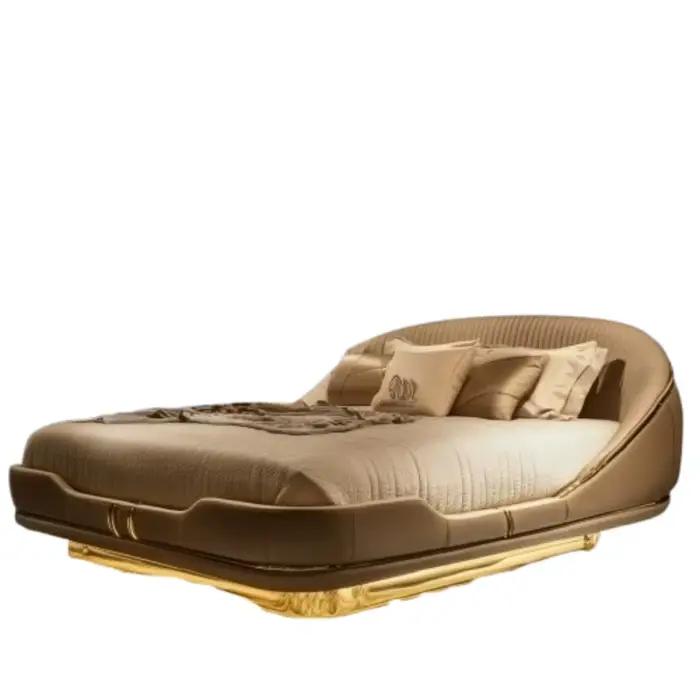 Style de sommeil Notre cadre de lit King Queen contemporain pour maisons modernes parfaitement fabriquées
