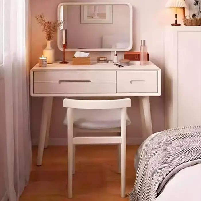 Table de toilette de luxe moderne pour chambre à coucher avec tiroirs de rangement