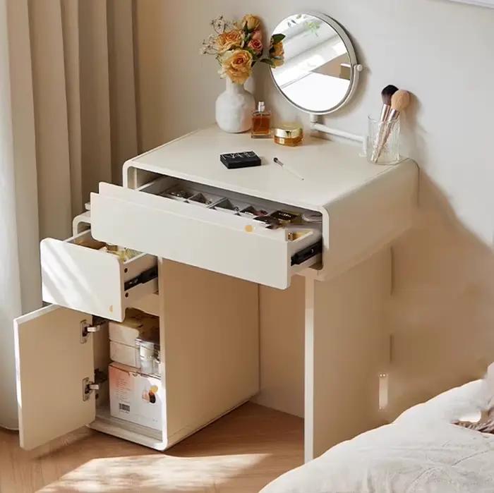 Rattan filles Coiffeuse nordique Vintage chambre Luxe