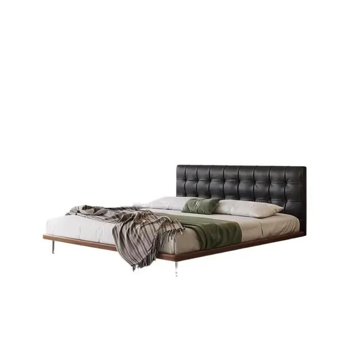 King tables De chevet lit japonais luxe têtes De lit cadre commodes dormir Camas De Matrimonio dortoir meubles accessoires