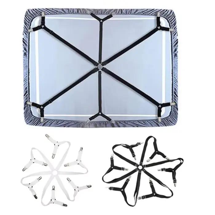 1 pièce Sangles de maintien de drap de lit à 12 attaches réglables