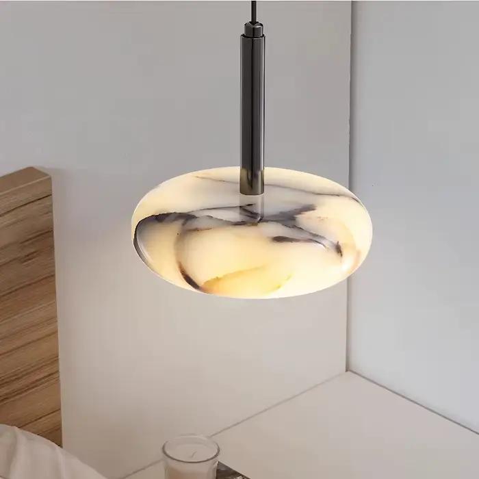 Lampe LED suspendue en marbre