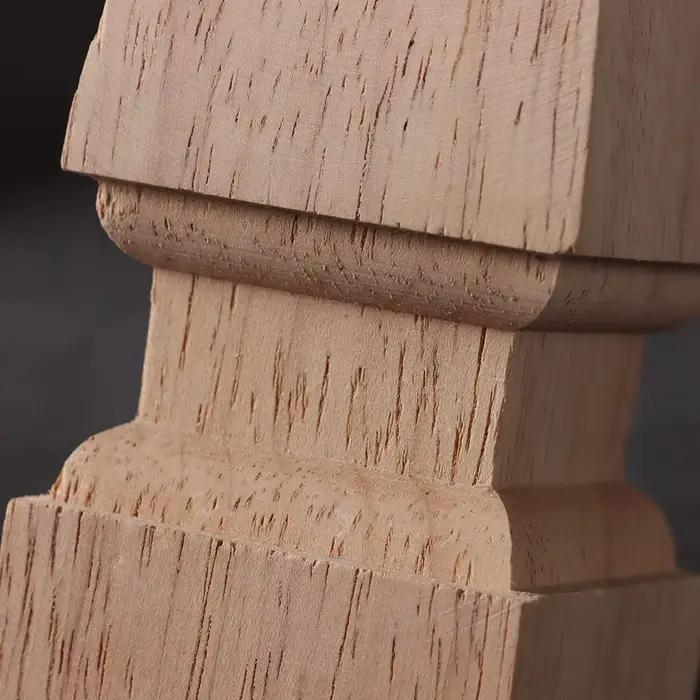 Pieds de meuble en bois naturel