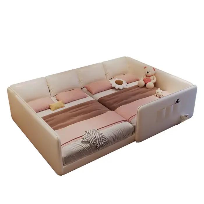 Lit européen King Size moderne minimaliste luxe enfants lit