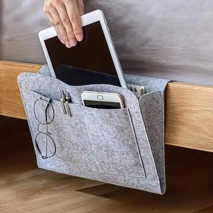 Sac de rangement suspendu pour chevet