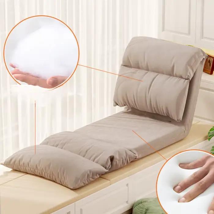 Canapé-lit simple pliable avec dossier