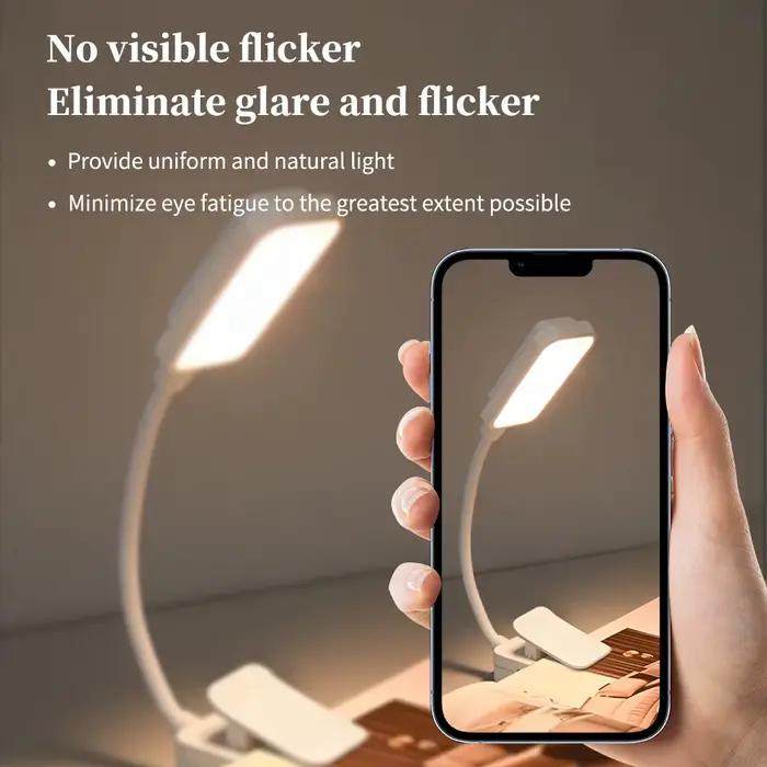 Lampe de lecture LED rechargeable pour la lecture au lit