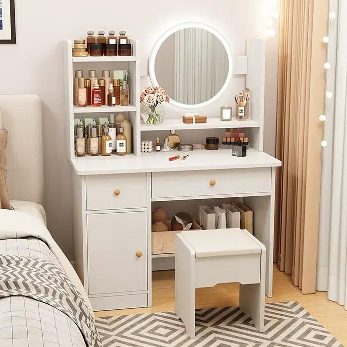 Commode de chambre à coucher moderne et simple avec rangement intégré