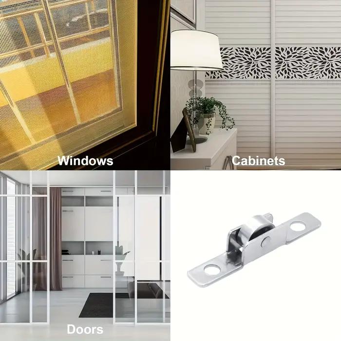 Rouleaux de porte coulissante en métal Durable
