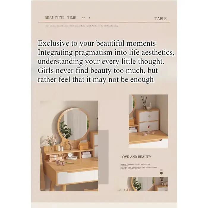 Commode de chambre à coucher pour fille